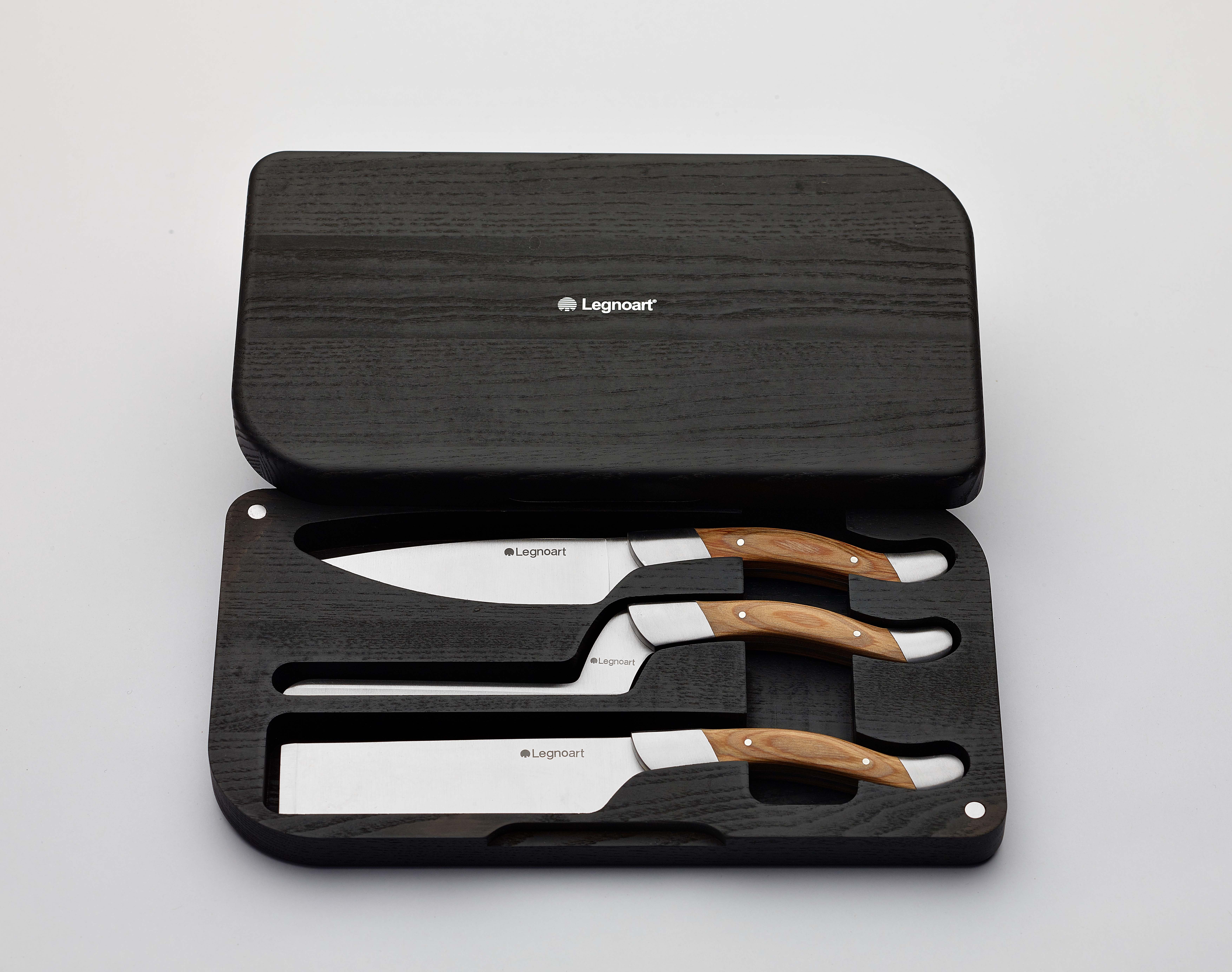 Legnoart FROMAGER CK50 osteknivsæt m/3 dele - Bøgetræskaft Legnoart FROMAGER CK50 osteknivsæt m/3 dele - Bøgetræskaft